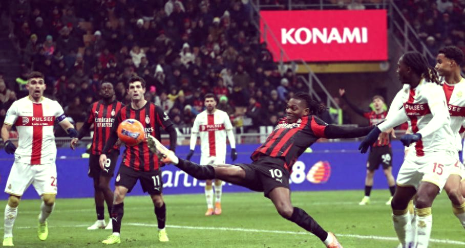 包含AC米兰挑战热那亚，豪取联赛四连胜成为目标的词条